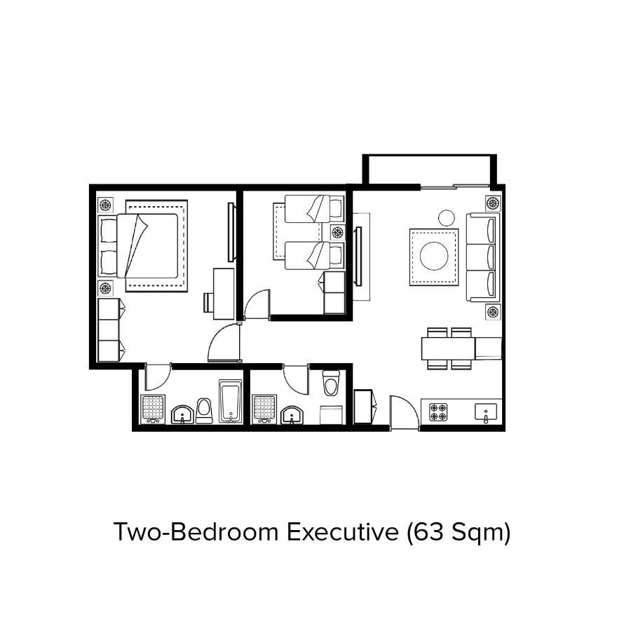 Kamar Executive 2-Kamar Tidur